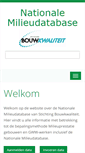 Mobile Screenshot of milieudatabase.nl